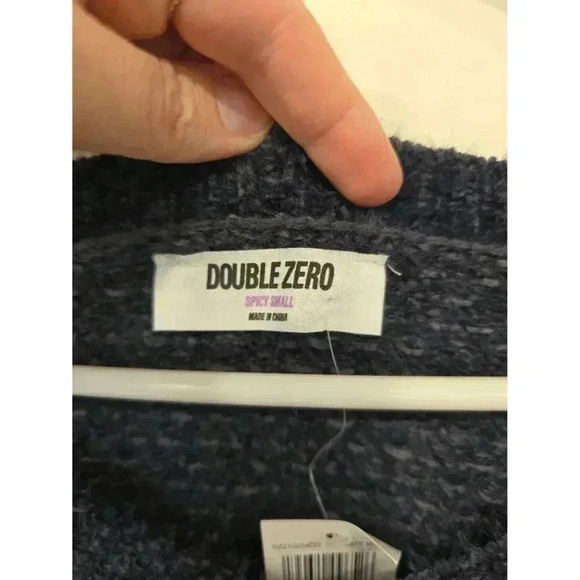 Double Zero Crop Sweater Spicy Small‎ Purple - Picture 2 of 3